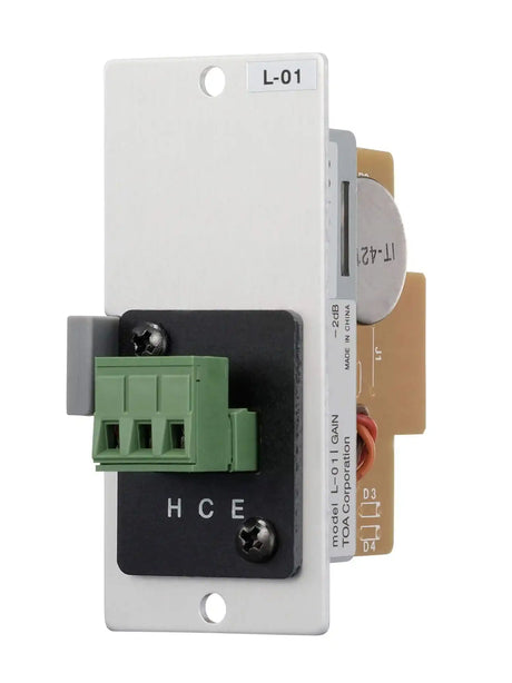 TOA Electronics Line Input Module - L-01S T - Creation Networks