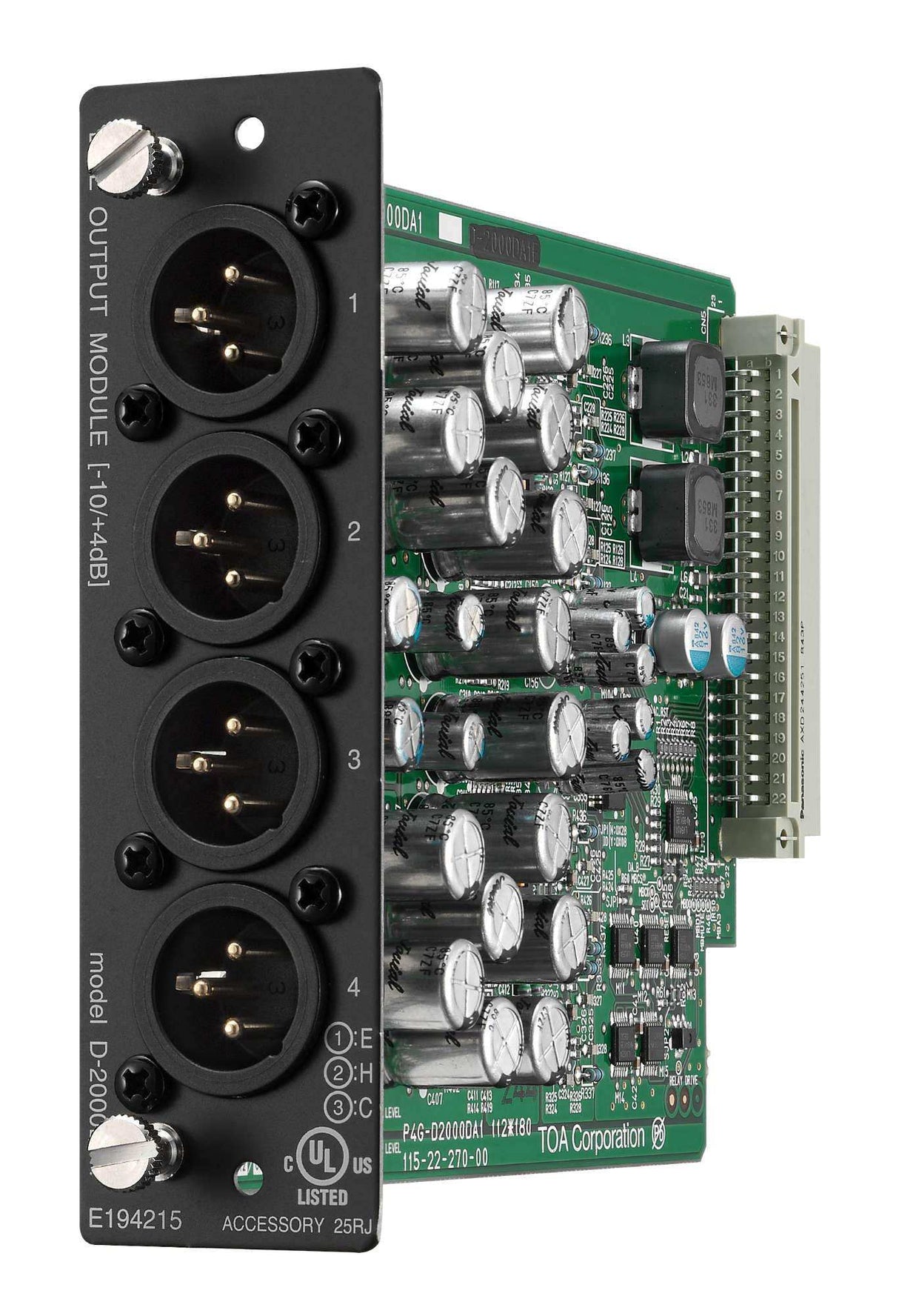 TOA Electronics Line Output Module - D-2000DA1 - Creation Networks