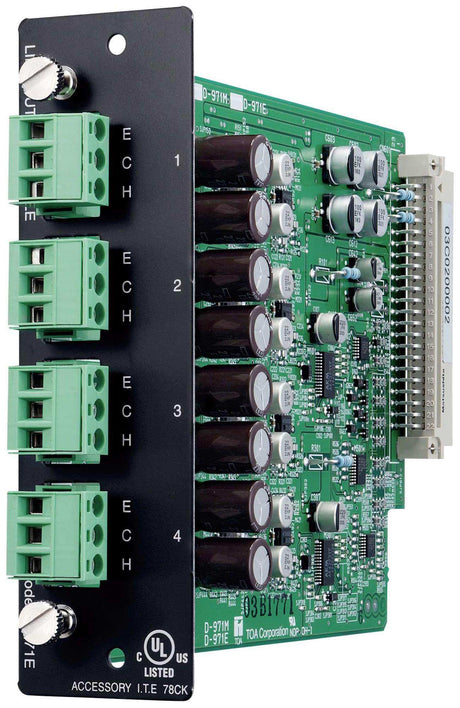 TOA Electronics Line Output Module - D-971E - Creation Networks