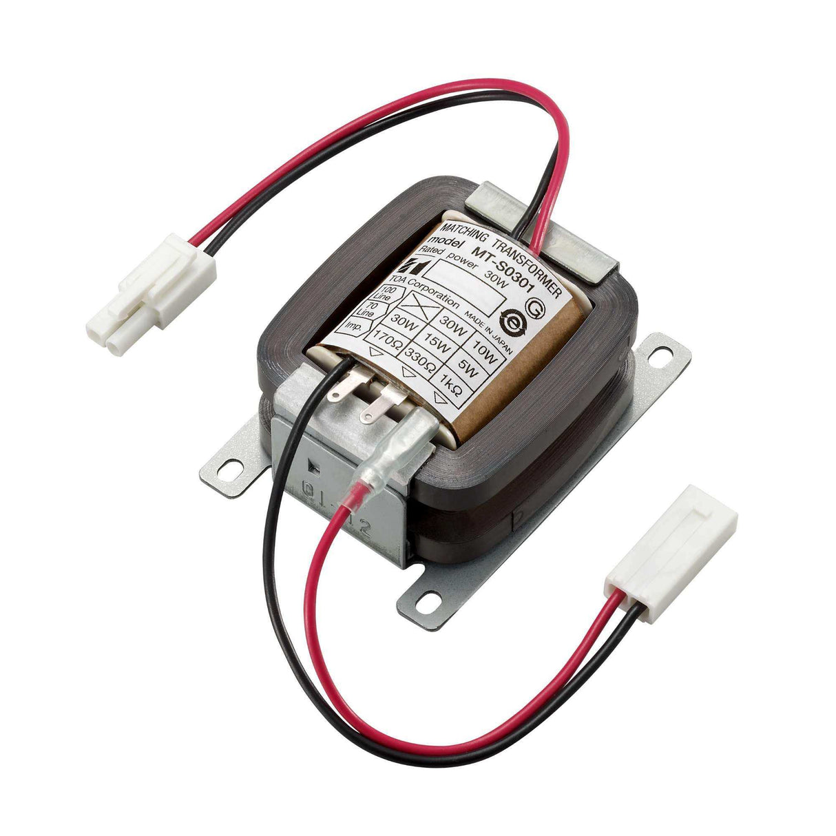TOA Electronics Matching transformer for high-impedance operation - MT-S0301 - Creation Networks