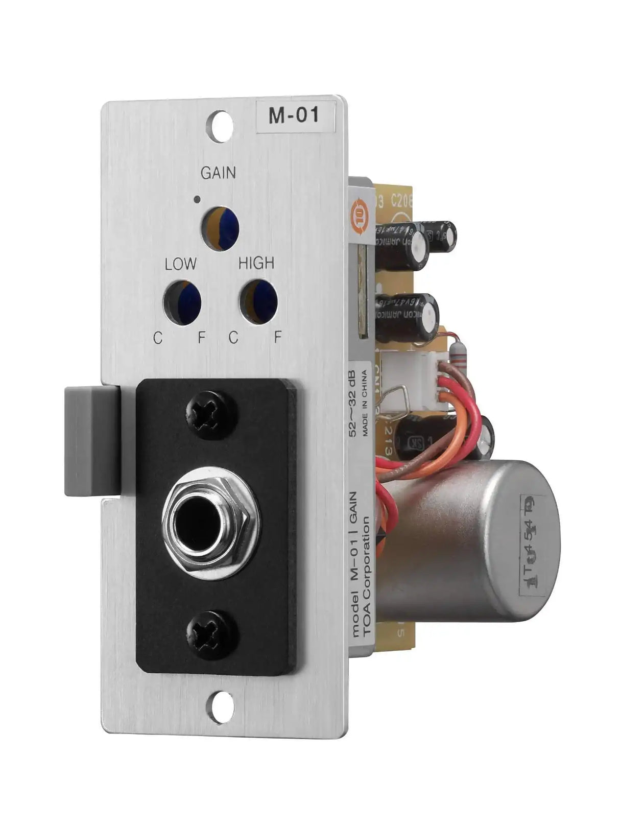 TOA Electronics Mic Preamplifier Module (Female TRS Phone Jack) - M-01P - Creation Networks
