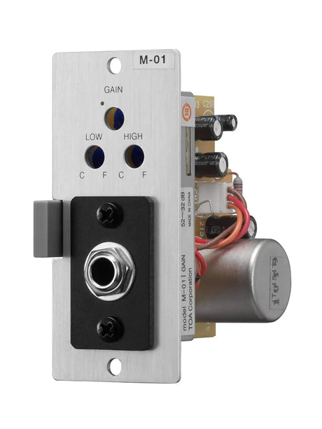 TOA Electronics Mic Preamplifier Module (Female TRS Phone Jack) - M-01P - Creation Networks