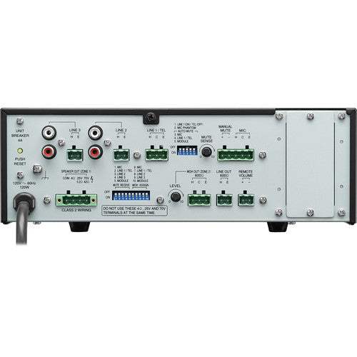 TOA Electronics Mixer Amplifier - BG-2120 CU - Creation Networks
