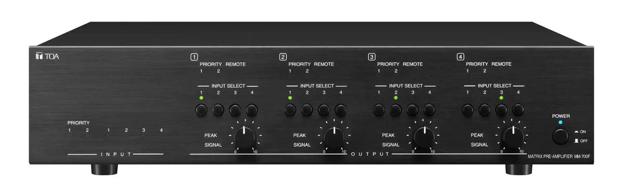 TOA Electronics Mixer Pre Amplifier - MM-700F-AM 3CU - Creation Networks
