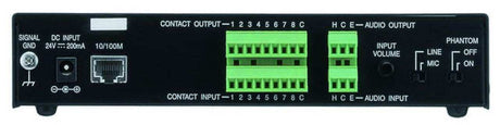 TOA Electronics Network Audio Adapter with Signal and Peak LEDs - NX-100SPS - Creation Networks