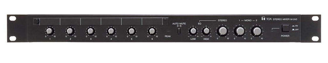TOA Electronics Rack Mount Stereo Mixer - M-243 L - Creation Networks