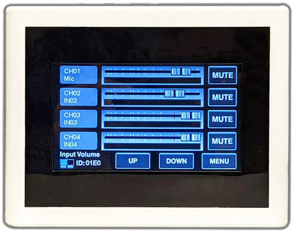 TOA Electronics Remote Control Panel with Touch Display – Creation Networks