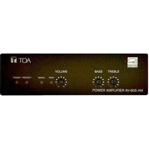 TOA Electronics Single-Channel Micro Install Amplifier - AV-60S-AM - Creation Networks