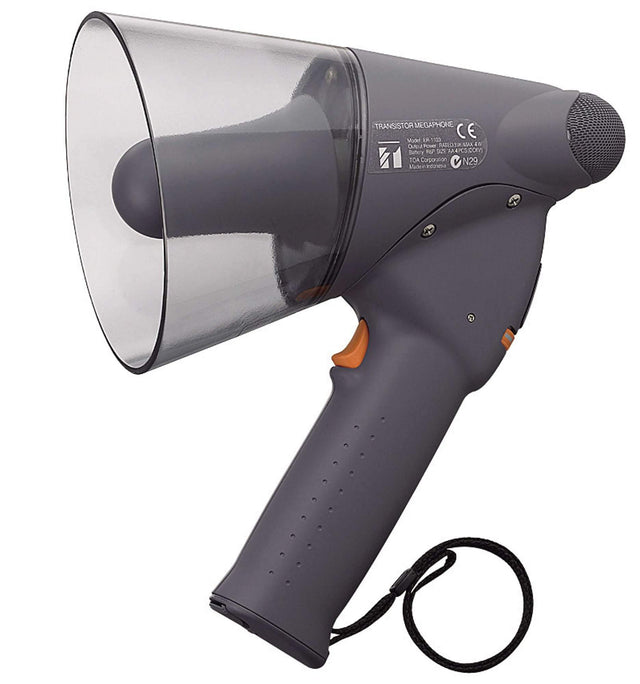 TOA Electronics Splash-Proof 6W Handheld Megaphone (Dark Gray) - ER-1206 - Creation Networks