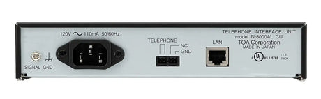TOA Electronics Telephone Interface Unit - N-8000AL CU - Creation Networks
