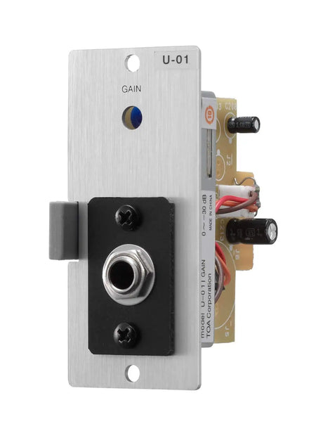 TOA Electronics Unbalanced Line Input (Phone Jack) - U-01P - Creation Networks