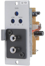 TOA U-13R – Unbalanced Stereo Line Input Module Audio Signal Processing TOA