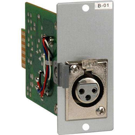 TOA Electronics XLR Female Input Module - B-01F - Creation Networks