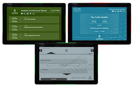 Touch room sign with updated layouts via active support subscription
