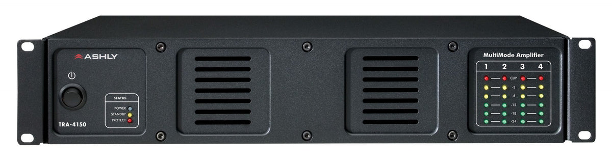ASHLY TRA-4150 Convection-Cool Power Amplifier w/ Xfmr Iso 4 x 150W @ 4/8 Ohm, 25V, 70V, 40W @ 8 Ohm Amplifiers Ashly