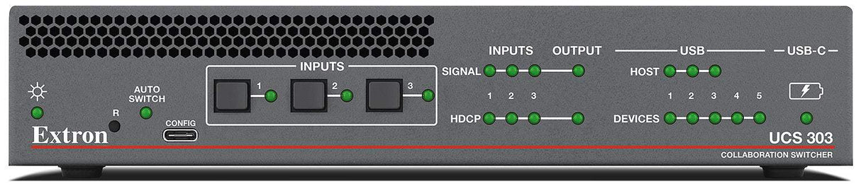 Extron UCS 303 Three Input 4K/60 Collaboration and Presentation Switcher