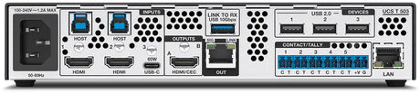 Extron UCS 504 New 4x2 4K Collaboration Switcher & Scaling Receiver control Extron