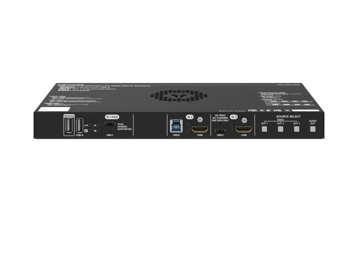 LightWare UCX-4x3-HCM40 USB Type-C Dualscreen and HDMI Matrix Switcher - 91310103