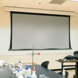 Draper Acumen V 113 inch 16:10 surface-mounted tab-tensioned projection screen