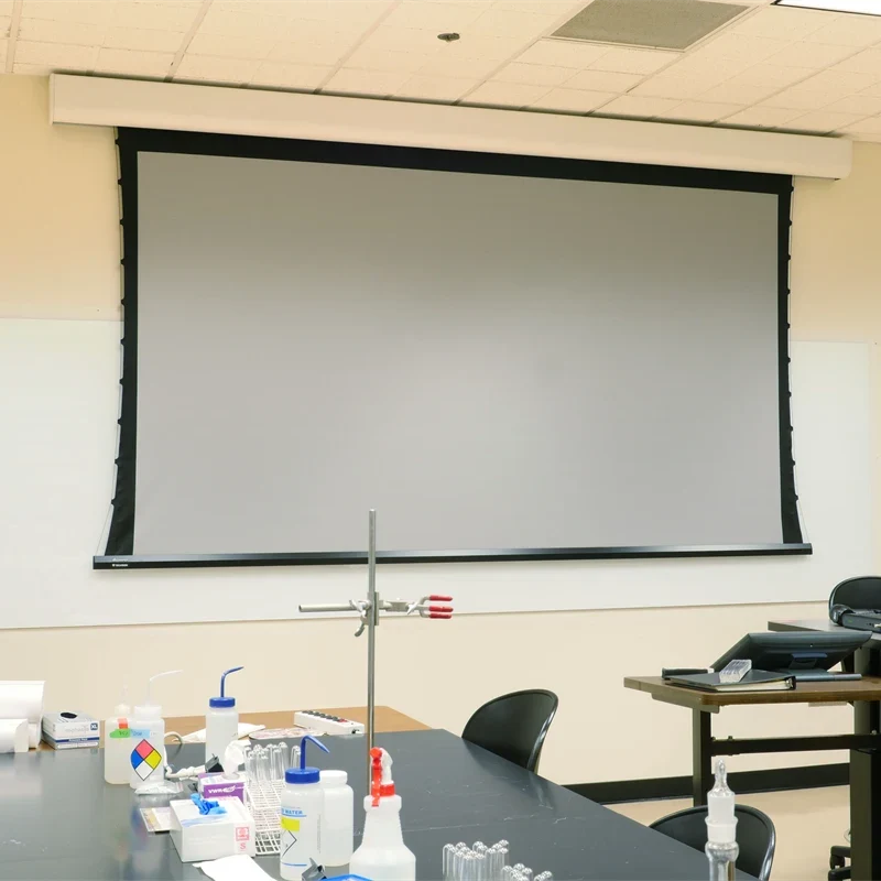 Draper Acumen V 106 inch HDTV surface-mounted tab-tensioned projection screen