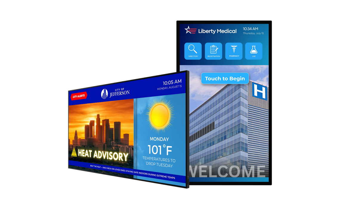 Planar UltraRes P 65" – 4K Interactive Touch Display