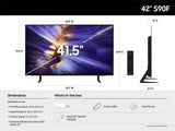 Samsung 42 inch 4K UHD OLED 165Hz HDR10+ Dolby Atmos Wi-Fi 6E LED TVs Samsung