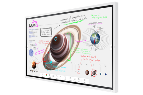 Samsung Flip 65 – 65-Inch 4K Collaborative Whiteboard Display, 450 nit Touch Screen Monitors Samsung
