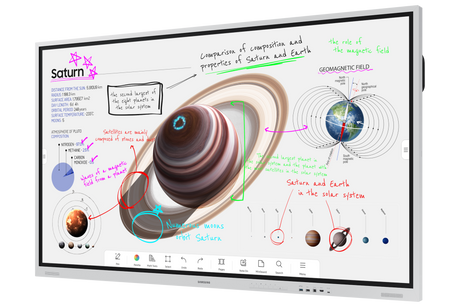 Samsung Flip 75 – 75-Inch 4K Collaborative Whiteboard Display, 450 nit Touch Screen Monitors Samsung