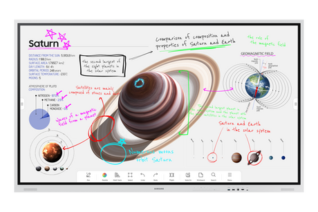 Samsung Flip 85 – 85-Inch 4K Collaborative Whiteboard Display, 450 nit Touch Screen Monitors Samsung
