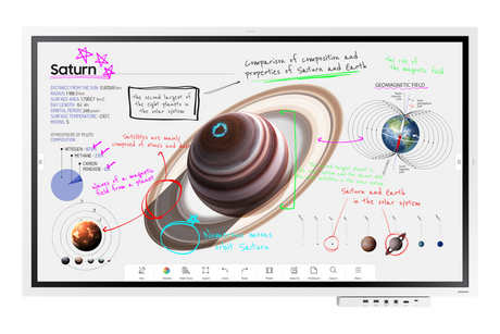 Samsung Flip 55 – 55-Inch 4K Collaborative Whiteboard Display, 450 nit Touch Screen Monitors Samsung