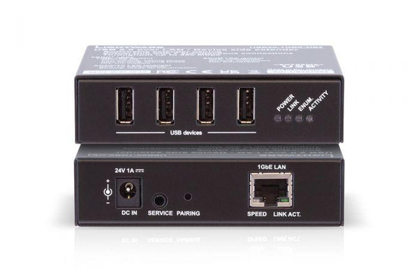 Lightware USB20-1GBE-DS4 USB 2.0 over LAN device side extender - 91810030