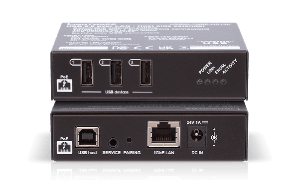 Lightware USB20-1GBE-HS13P PoE+ USB 2.0 over LAN host side extender - 91810033