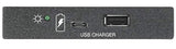 Extron Flex55 USB 311 PowerPlate (1) USB-C & (1) USB-A, Black