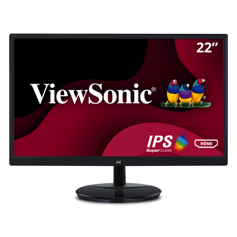 ViewSonic VA2259-SMH – 22-Inch Frameless Full HD IPS Monitor - Discontinued Computer Monitors ViewSonic