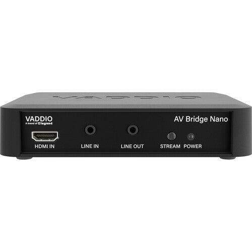Vaddio AV Bridge Nano HDMI to USB and IP Converter - 999-82600-000 - Creation Networks