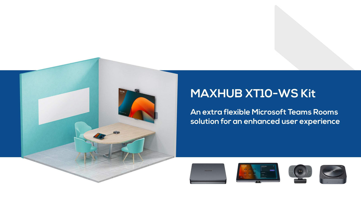 MaxHub XT10-WS Kit MTR Kit w/ Compute, Touch Console, UC W31 & UC BM35