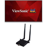 ViewSonic CDE6530-W1 Soft bundle with USB Wi-Fi adapter. Includes CDE6530 x 1 and VB-WIFI-001 - Black Displays ViewSonic