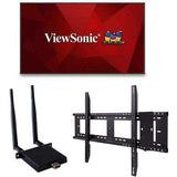 ViewSonic CDE9830-E1 98" 4K display and VB-WIFI-001 and Flat wall mount bundle Displays ViewSonic