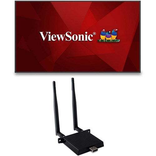 ViewSonic CDE9830-W1 98" 4K UHD 24/7 LCD display with VB-WIFI-001 module - Creation Networks