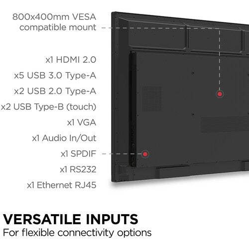 ViewSonic IFP5550 ViewBoard 55" UHD 4K Interactive Display - Creation Networks