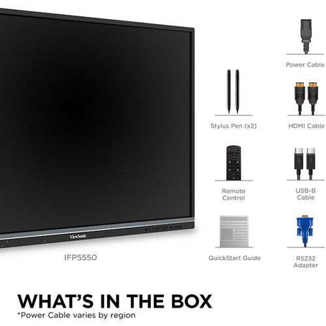ViewSonic IFP5550 ViewBoard 55" UHD 4K Interactive Display - Creation Networks