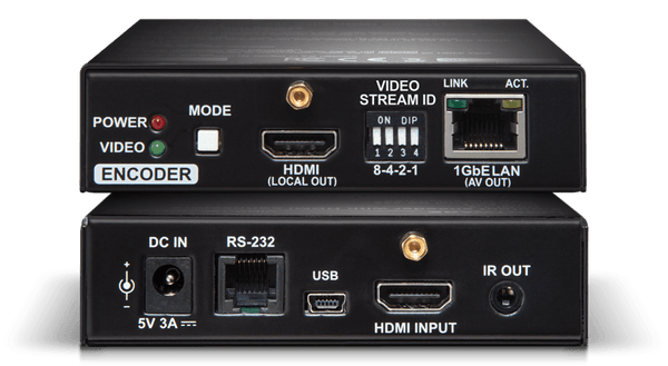 Lightware VINX-120-HDMI-ENC AV Over IP Scaling Multimedia Extender with USB K+M, RS-232 and IR - 91810002