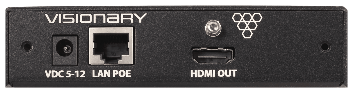 Visionary Solutions PacketAV D4100 4K UHD over IP POE Decoder - Creation Networks