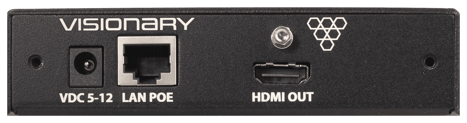 Visionary Decoder Osd Visionary Solutions D4100 4K UHD over IP PoE Decoder – Creation Networks