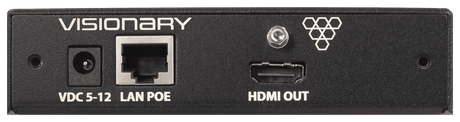 Visionary Solutions PacketAV D4100 4K UHD over IP POE Decoder - Creation Networks