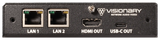 Visionary Solutions PacketAV DuetD-5 Decoder, POE+ Single Port AES67/Dante - Creation Networks