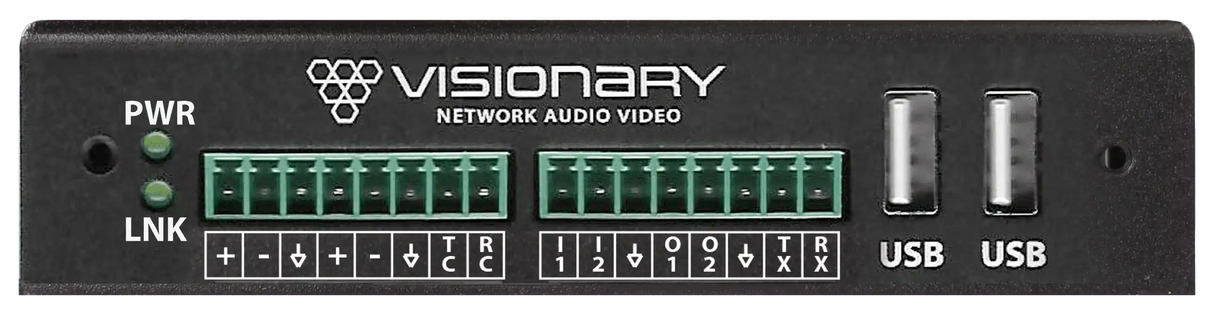 Visionary Solutions PacketAV DuetD-5 Decoder, POE+ Single Port AES67/Dante - Creation Networks