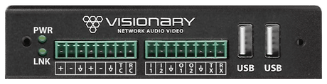 Visionary Solutions PacketAV DuetD-5 Decoder, POE+ Single Port AES67/Dante - Creation Networks