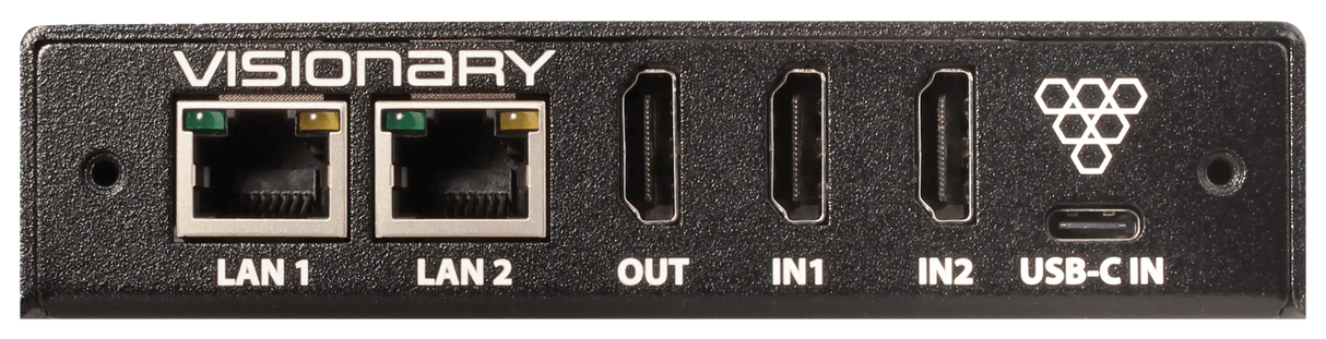 Visionary Solutions PacketAV DuetE-5 Encoder, POE+ Single Port AES67/Dante - Creation Networks