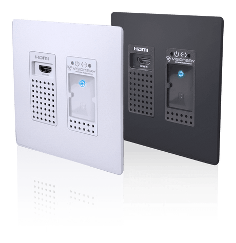 Visionary Solutions PacketAV DuetE-WP-BT Wall Plate Encoder Faceplate, Bluetooth - Creation Networks